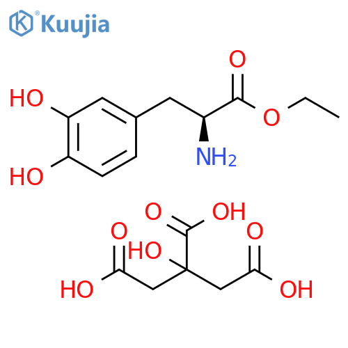 L-DOPA Ethyl Ester Citrate structure