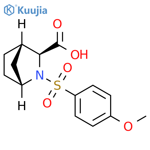 2-Azabicyclo[2.2.1]heptane-3-carboxylic acid,2-[(4-methoxyphenyl)sulfonyl]-, (1R,3S,4S)- structure