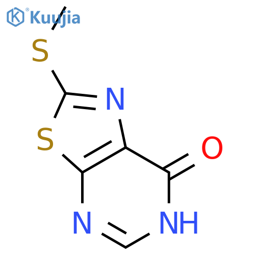 2-(methylsulfanyl)[1,3]thiazolo[5,4-d]pyrimidin-7(6H)-one structure