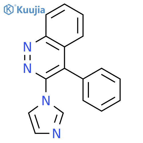 Cinnoline, 3-(1H-imidazol-1-yl)-4-phenyl- structure