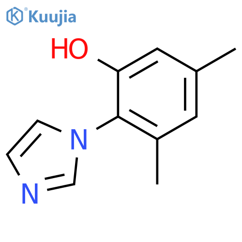 PHENOL, 2-(1H-IMIDAZOL-1-YL)-3,5-DIMETHYL- structure