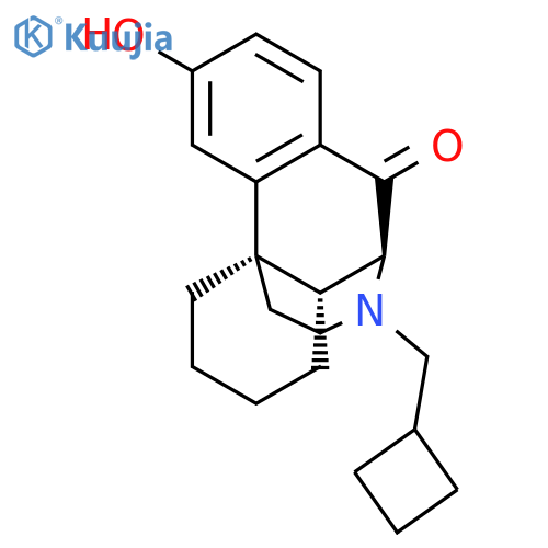MORPHINAN-10-ONE, 17-(CYCLOBUTYLMETHYL)-3-HYDROXY- structure