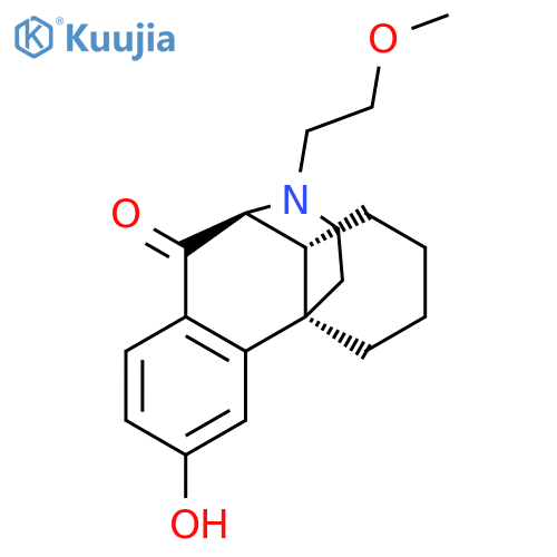 Morphinan-10-one, 3-hydroxy-17-(2-methoxyethyl)- structure
