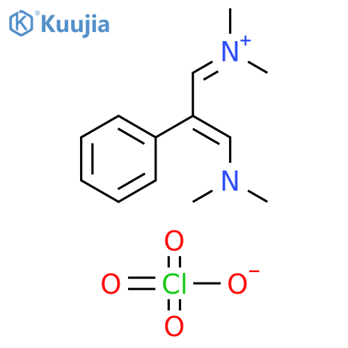 Methanaminium, N-[(2E)-3-(dimethylamino)-2-phenyl-2-propenylidene]-N-methyl-, perchlorate (9CI) structure