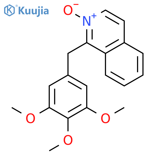ISOQUINOLINE, 1-[(3,4,5-TRIMETHOXYPHENYL)METHYL]-, 2-OXIDE structure