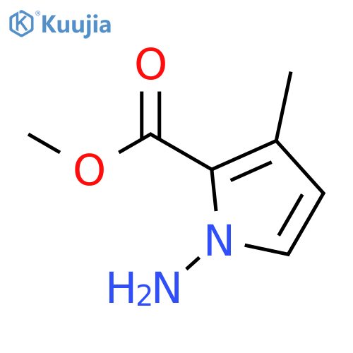 Methyl 1-amino-3-methyl-1H-pyrrole-2-carboxylate structure