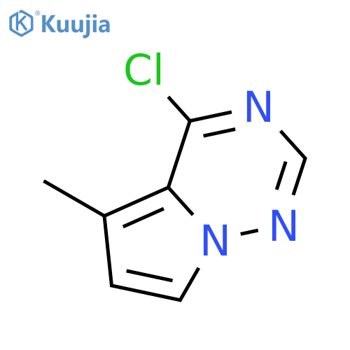 4-Chloro-5-methylpyrrolo[2,1-f][1,2,4]triazine structure
