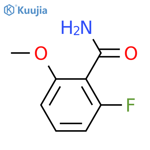 2-Fluoro-6-methoxybenzamide structure