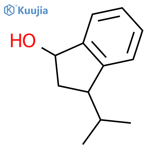 3-(propan-2-yl)-2,3-dihydro-1H-inden-1-ol structure