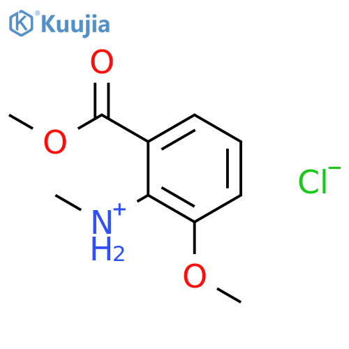 Methyl 3-Methoxy-2-(methylamino)benzoate Hydrochloride structure