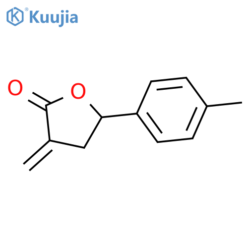 2(3H)-Furanone, dihydro-3-methylene-5-(4-methylphenyl)- structure