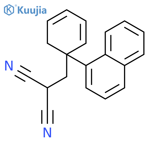 Propanedinitrile,2-(1-naphthalenylphenylmethyl)- structure