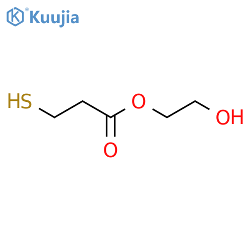 2-hydroxyethyl 3-mercaptopropionate structure