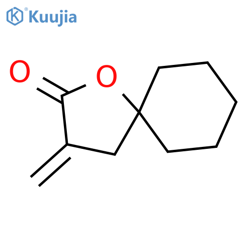 1-Oxaspiro[4.5]decan-2-one, 3-methylene- structure