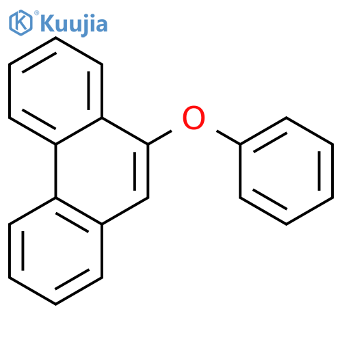 Phenanthrene, 9-phenoxy- structure