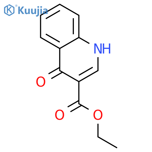 ethyl 4-oxo-1,4-dihydroquinoline-3-carboxylate structure