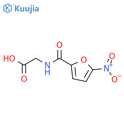 2-(5-nitrofuran-2-yl)formamidoacetic acid structure