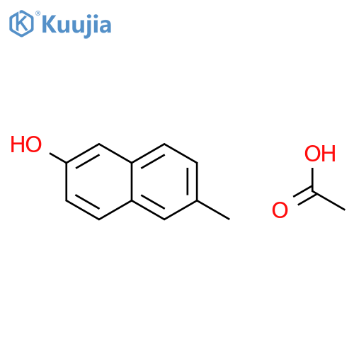 2-NAPHTHALENOL, 6-METHYL-, ACETATE structure