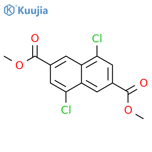 2,6-NAPHTHALENEDICARBOXYLIC ACID, 4,8-DICHLORO-, DIMETHYL ESTER structure