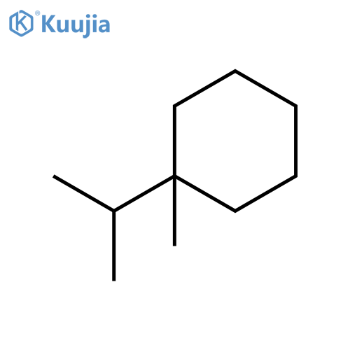 Cyclohexane, methyl(1-methylethyl)- structure
