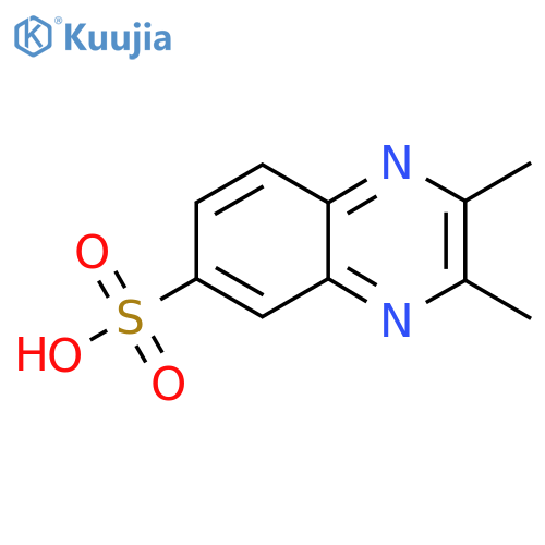 2,3-Dimethylquinoxaline-6-sulfonic acid structure