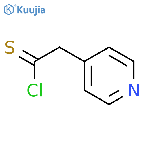 Acetyl chloride,2-(4-pyridinylthio)- structure