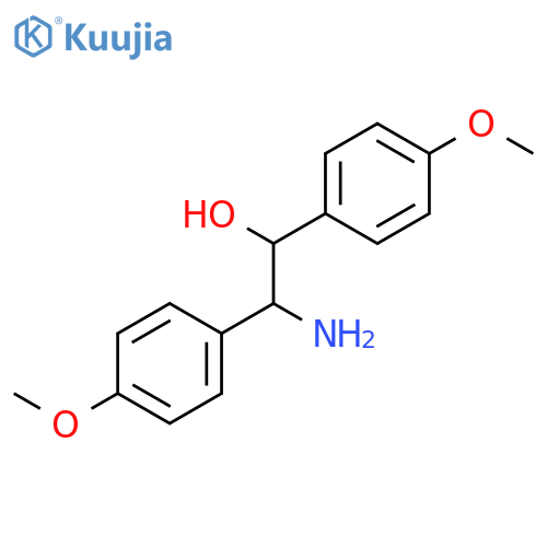 2-amino-1,2-bis(4-methoxyphenyl)ethanol structure