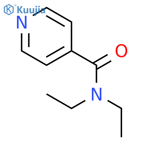 N,N-Diethylisonicotinamide structure