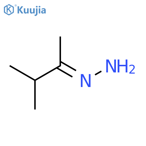 2-BUTANONE, 3-METHYL-, HYDRAZONE structure