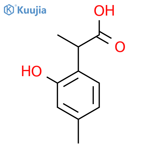 3-(2-hydroxy-4-methylphenyl)propanoic acid structure