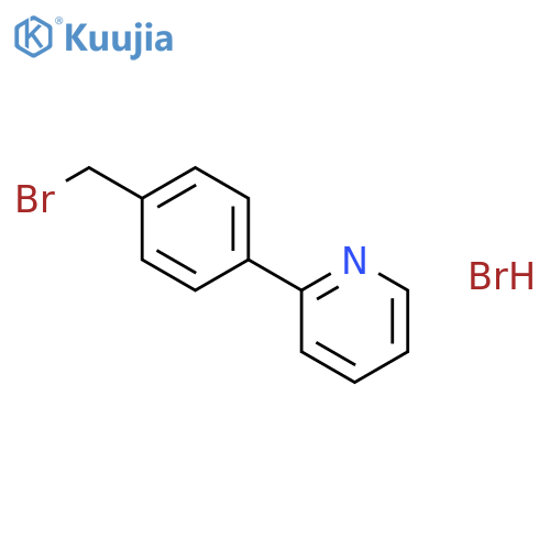 2-(4-(Bromomethyl)phenyl)pyridine hydrobromide structure