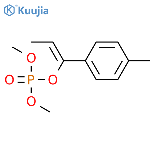 PHOSPHORIC ACID, DIMETHYL (1Z)-1-(4-METHYLPHENYL)-1-PROPENYL ESTER structure