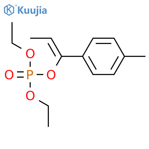 PHOSPHORIC ACID, DIETHYL (1Z)-1-(4-METHYLPHENYL)-1-PROPENYL ESTER structure