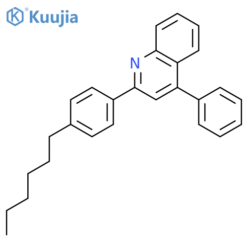 Quinoline, 2-(4-hexylphenyl)-4-phenyl- structure