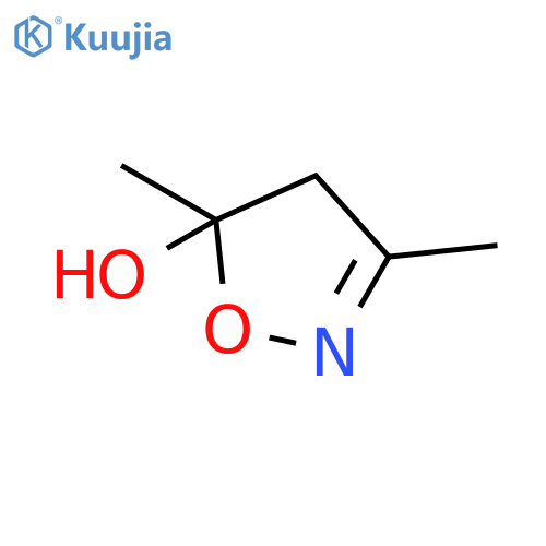 5-Isoxazolol, 4,5-dihydro-3,5-dimethyl- structure