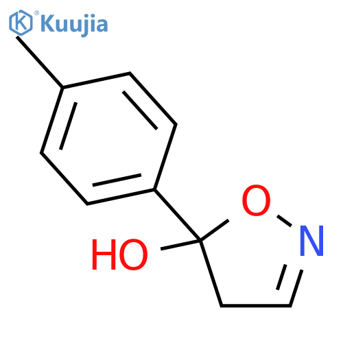 5-Isoxazolol, 4,5-dihydro-5-(4-methylphenyl)- structure