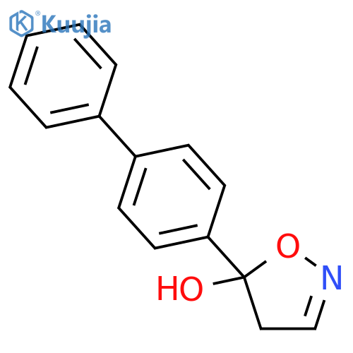 5-Isoxazolol, 5-[1,1'-biphenyl]-4-yl-4,5-dihydro- structure