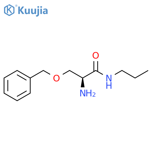 PROPANAMIDE, 2-AMINO-3-(PHENYLMETHOXY)-N-PROPYL-, (2S)- structure