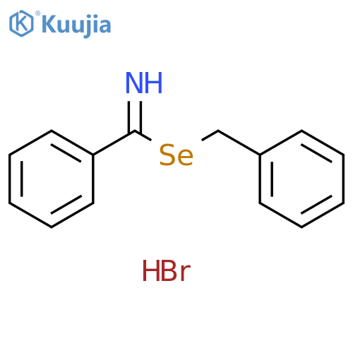 Benzenecarboximidoselenoic acid, phenylmethyl ester, hydrobromide structure