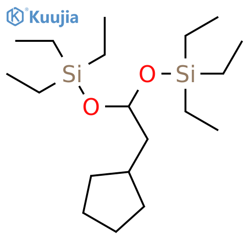 4,6-Dioxa-3,7-disilanonane, 5-(cyclopentylmethyl)-3,3,7,7-tetraethyl- structure