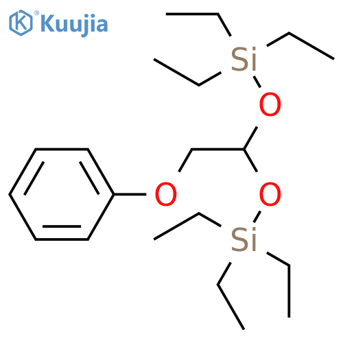 4,6-DIOXA-3,7-DISILANONANE, 3,3,7,7-TETRAETHYL-5-(PHENOXYMETHYL)- structure