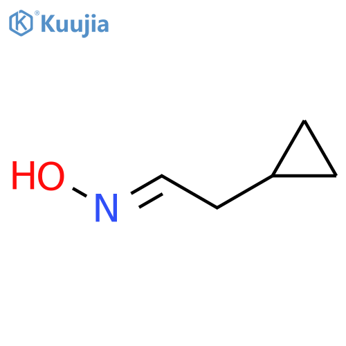 N-(2-cyclopropylethylidene)hydroxylamine structure