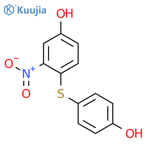 PHENOL, 4-[(4-HYDROXYPHENYL)THIO]-3-NITRO- structure