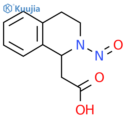 2-(2-nitroso-1,2,3,4-tetrahydroisoquinolin-1-yl)acetic acid structure