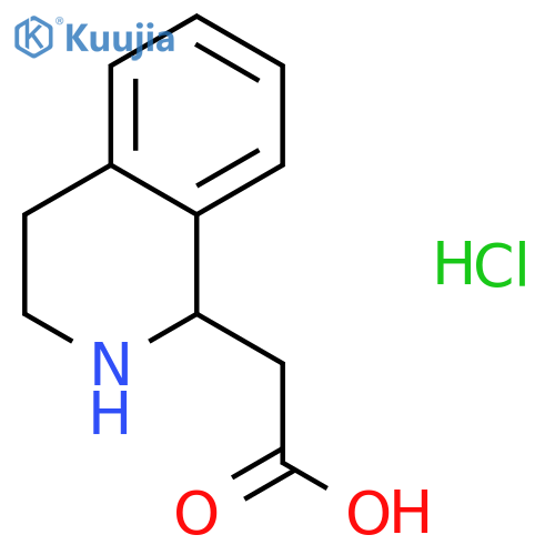 2-(1,2,3,4-Tetrahydroisoquinolin-1-yl)acetic Acid Hydrochloride structure