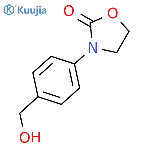 2-Oxazolidinone, 3-[4-(hydroxymethyl)phenyl]- structure