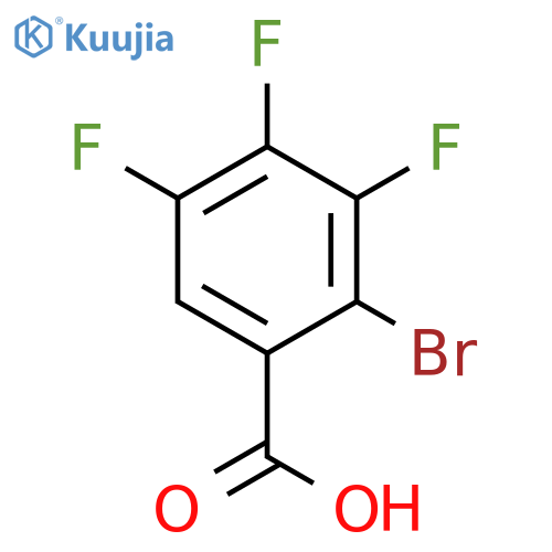 BENZOIC ACID, 2-BROMO-3,4,5-TRIFLUORO- structure