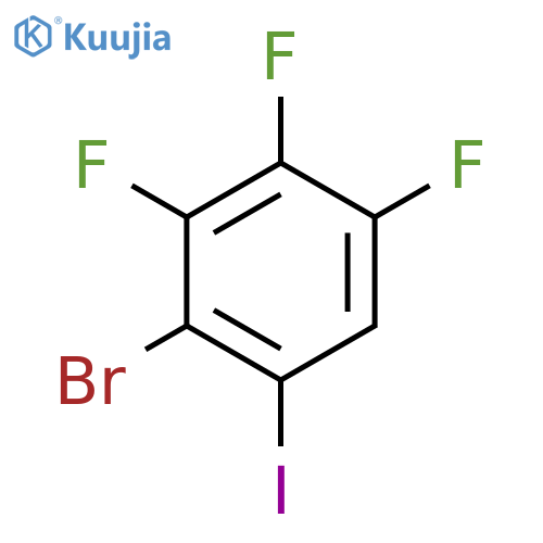 2-Bromo-3,4,5-trifluoroiodobenzene structure