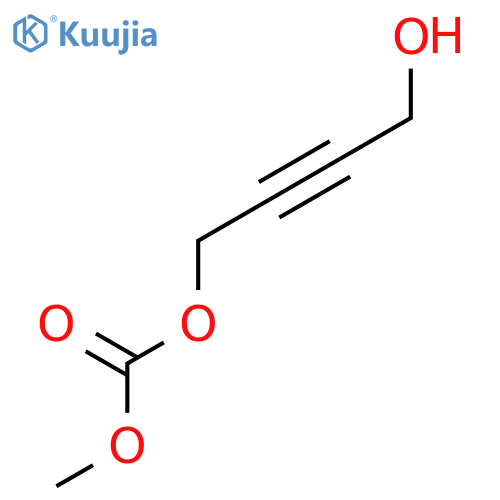 Carbonic acid, 4-hydroxy-2-butynyl methyl ester structure
