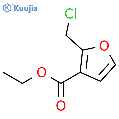 ethyl 2-(chloromethyl)furan-3-carboxylate structure